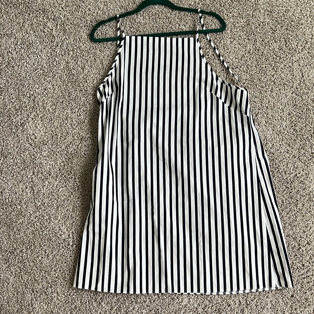 Striped Backless Sundress